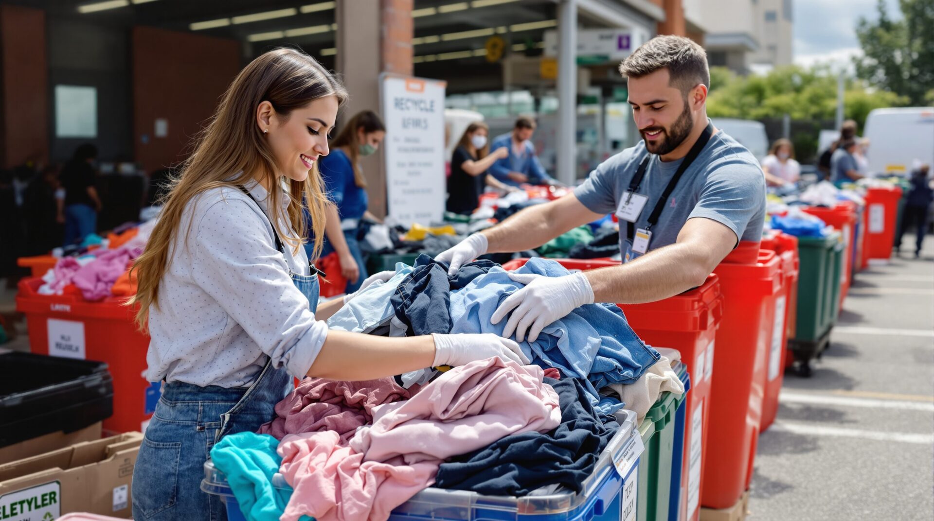 peut-on jeter des vêtements à la déchetterie