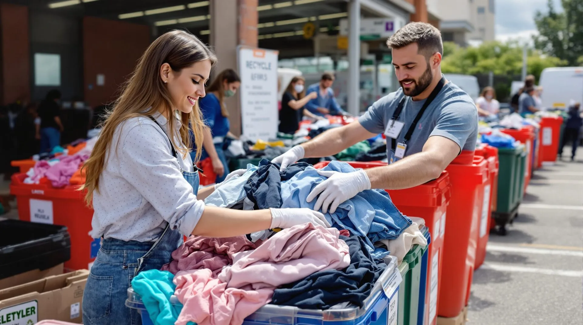 peut-on jeter des vêtements à la déchetterie