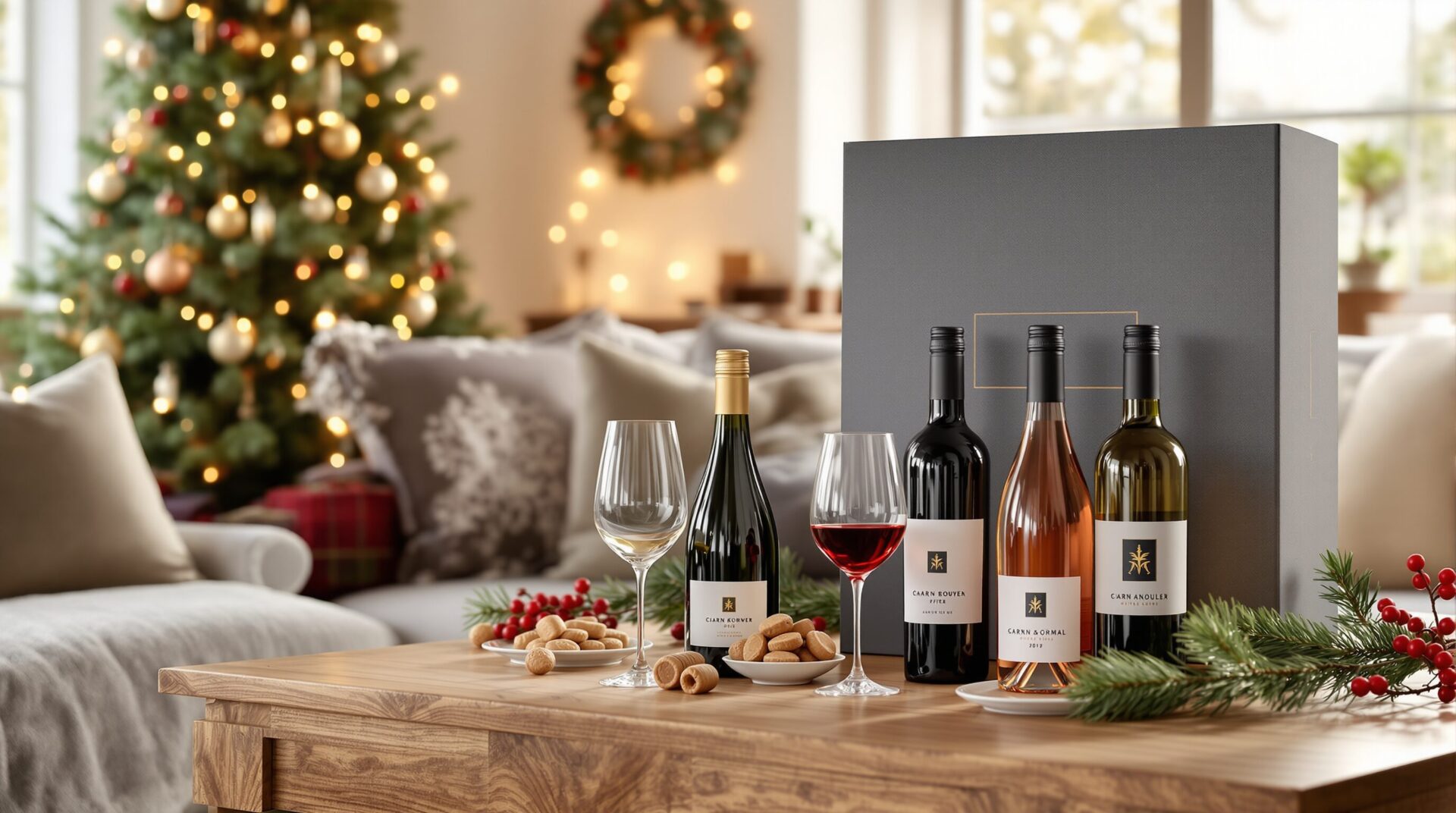 coffret vin noel