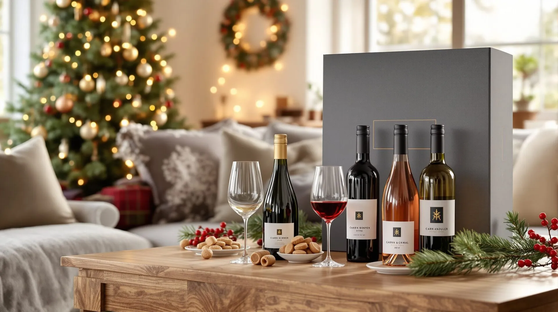 coffret vin noel