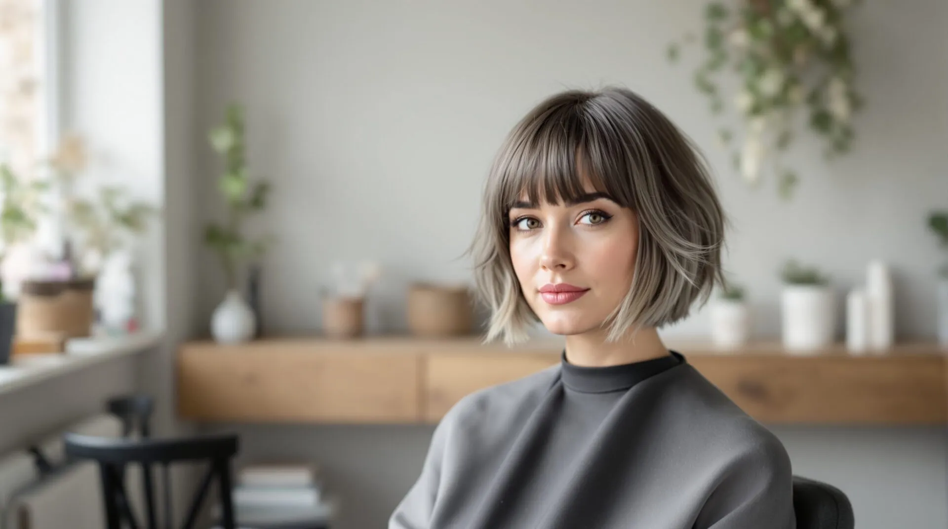 coupe courte dégradée effilée