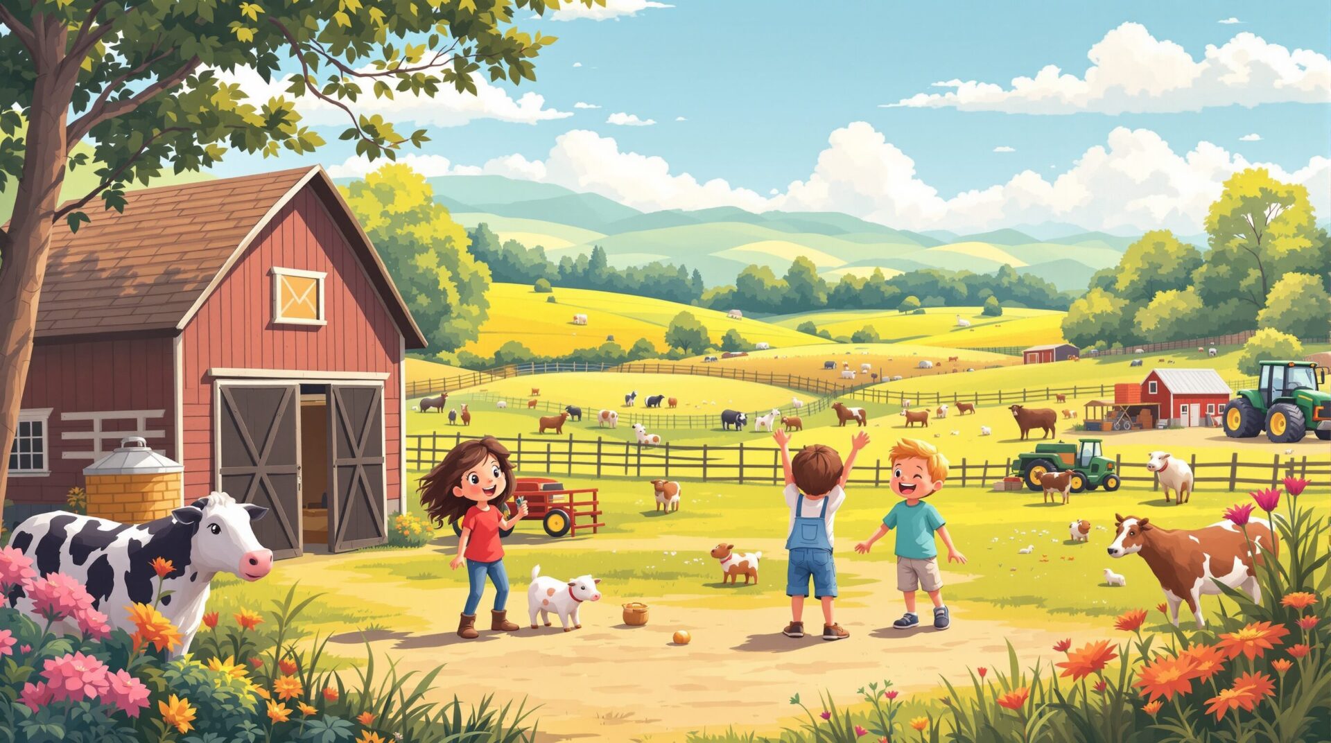 vacances ferme famille
