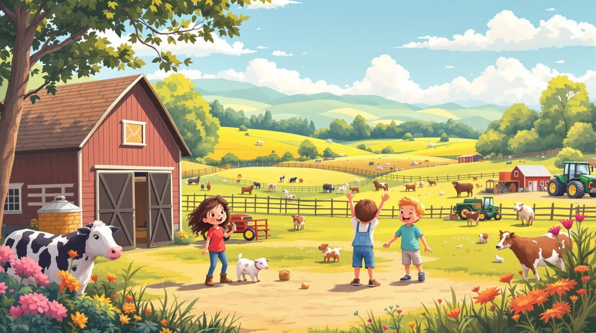 vacances ferme famille