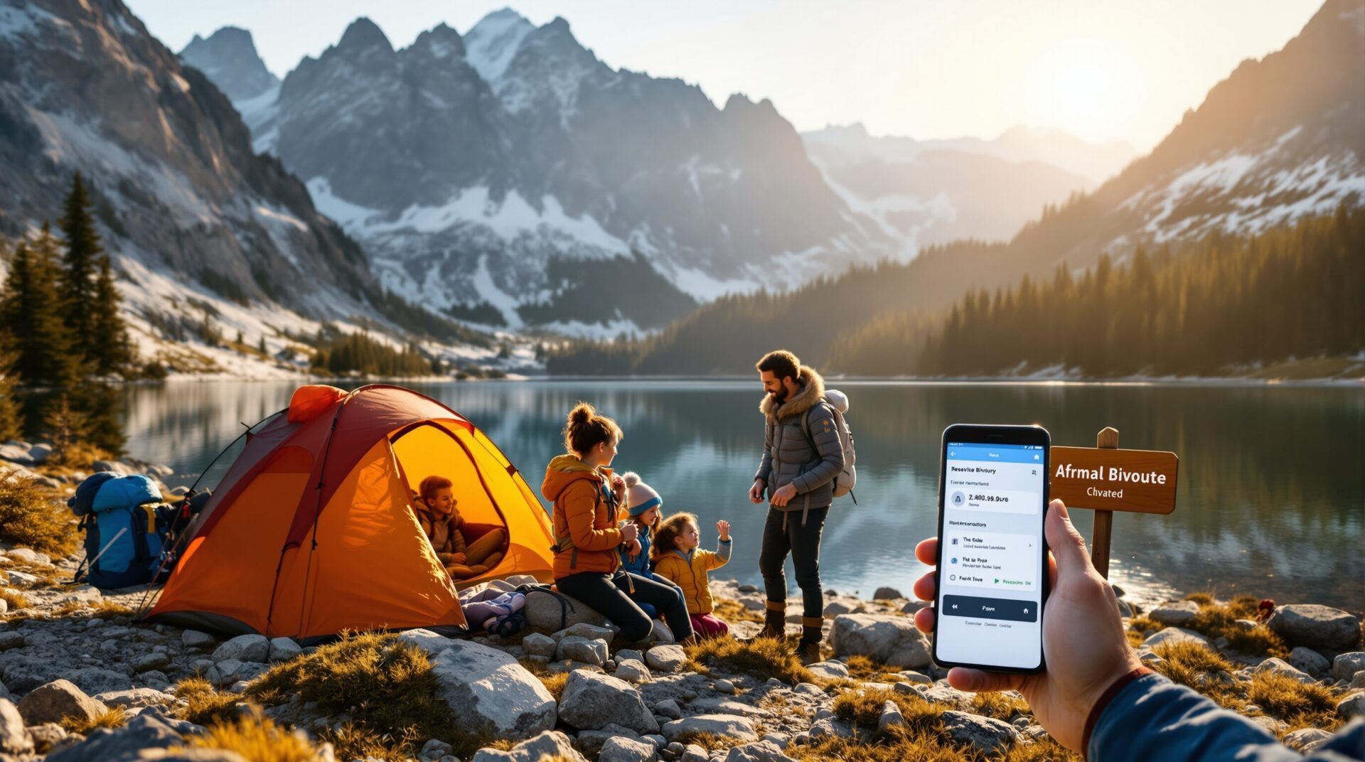 lac des cheserys bivouac