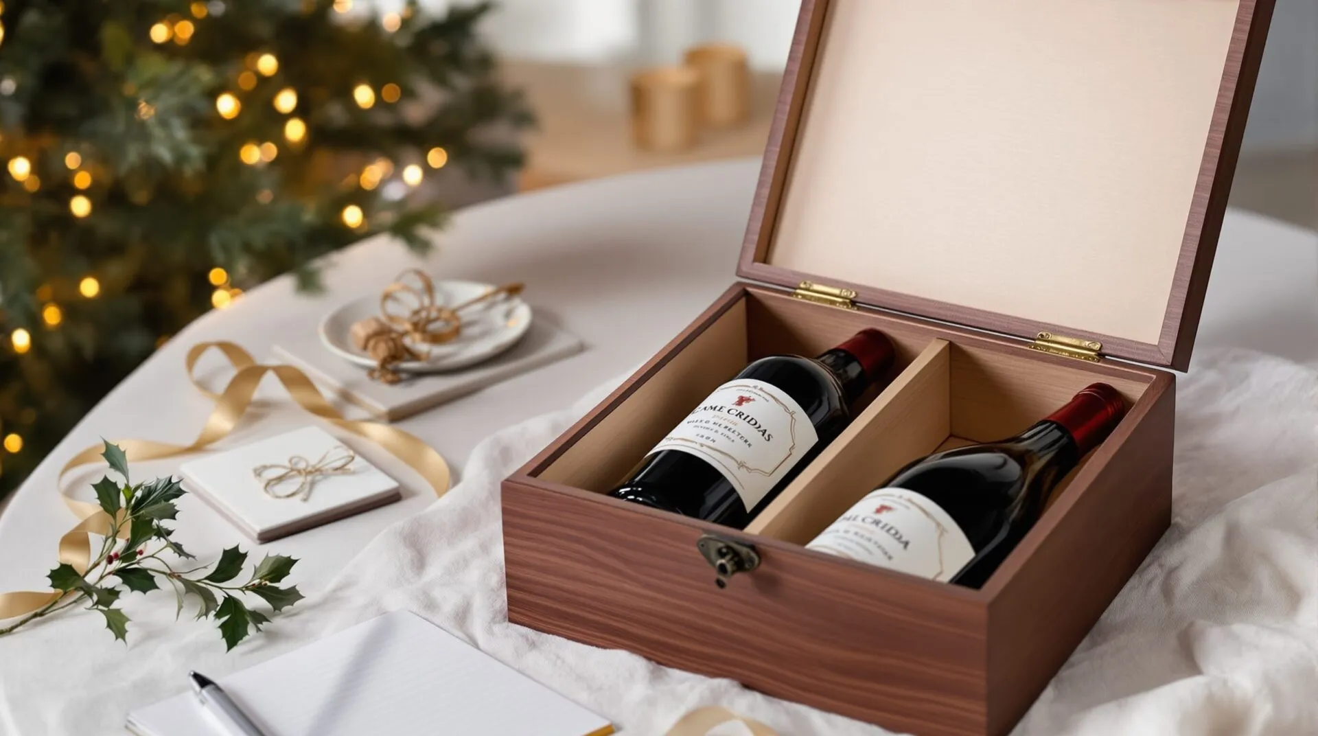 coffret vin noel