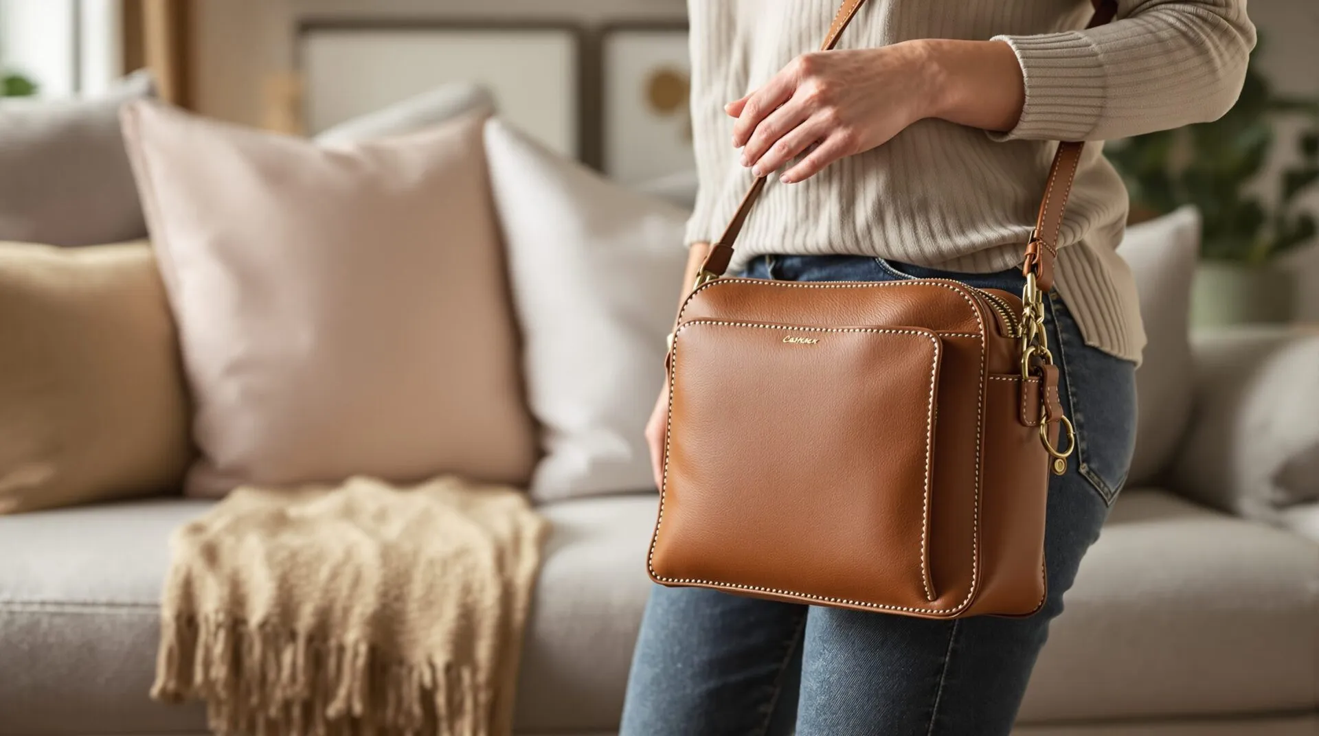 sac bandouliere en cuir