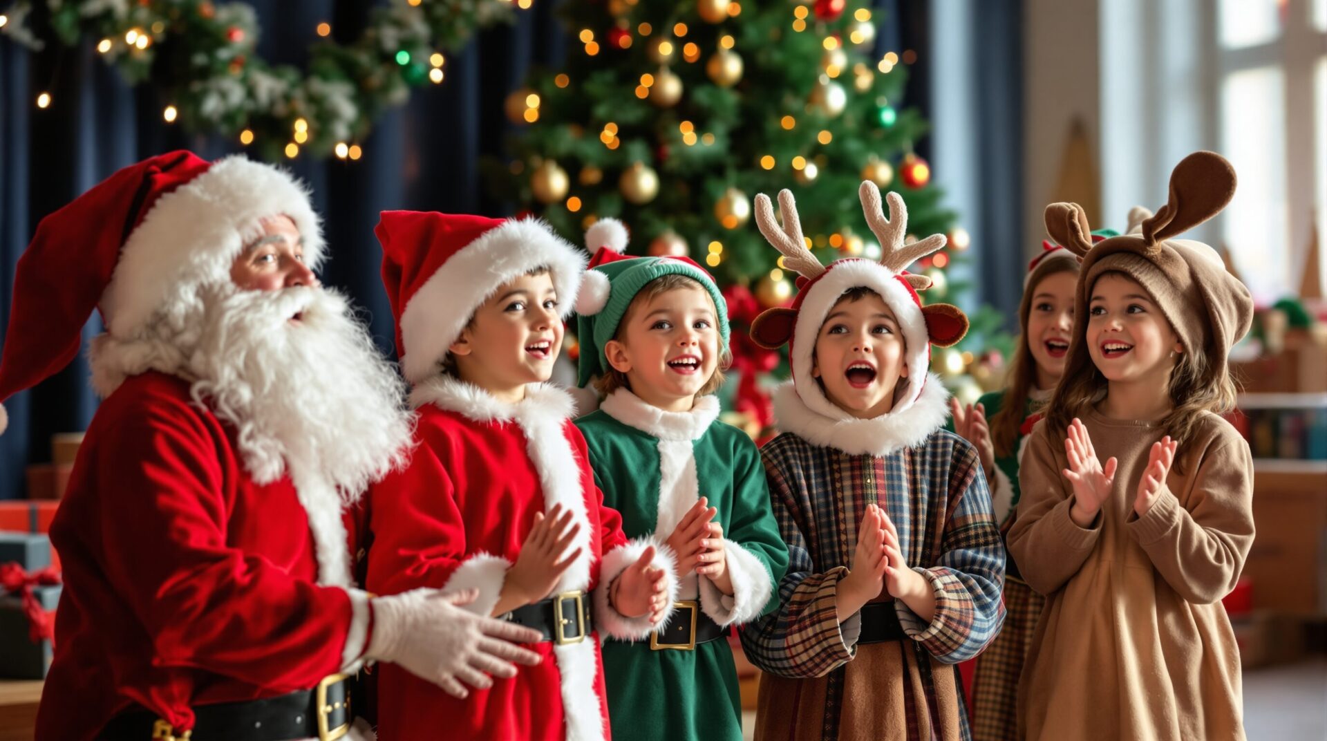 La magie des spectacles de Noël pour enfants : déguisements pour les écoles