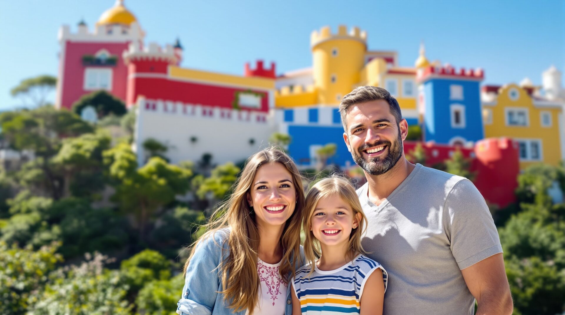 chateau coloré lisbonne
