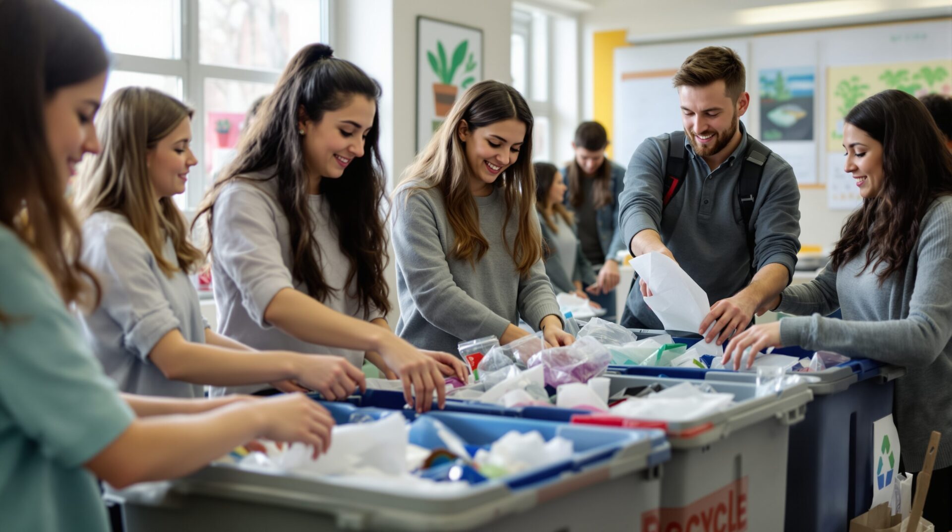 recyclage et éducation environnementale