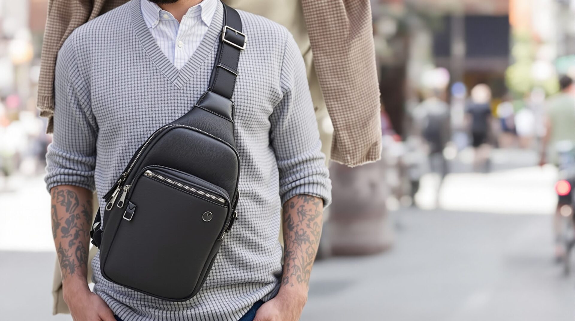 sac bandoulière homme