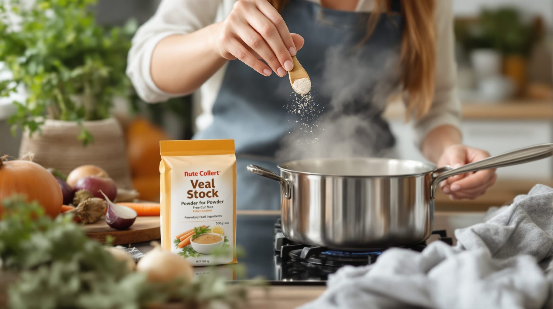 utilisation fond de veau en poudre