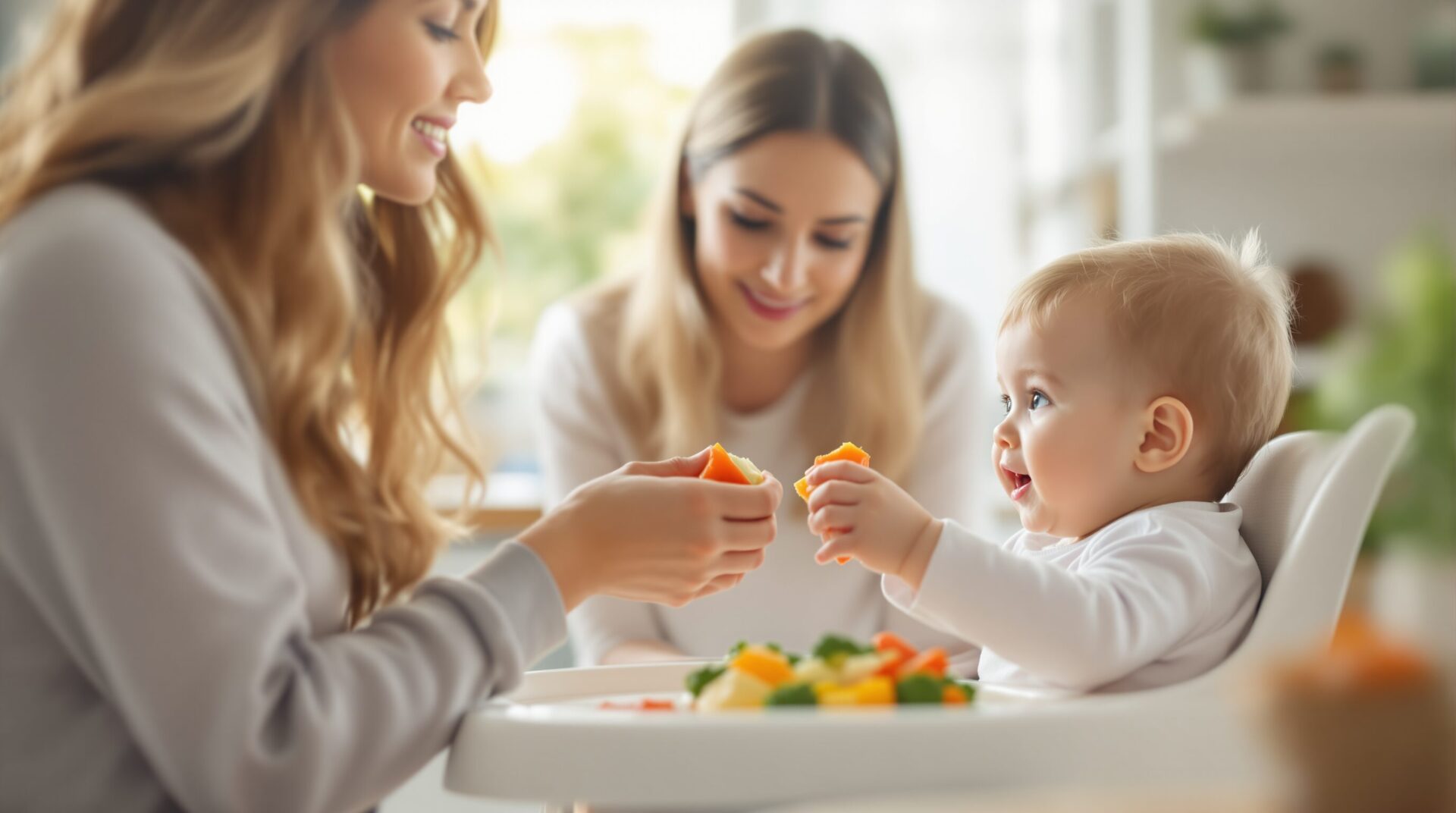 Faire manger des morceaux à bébé de 18 mois : la méthode rassurante pour une transition réussie