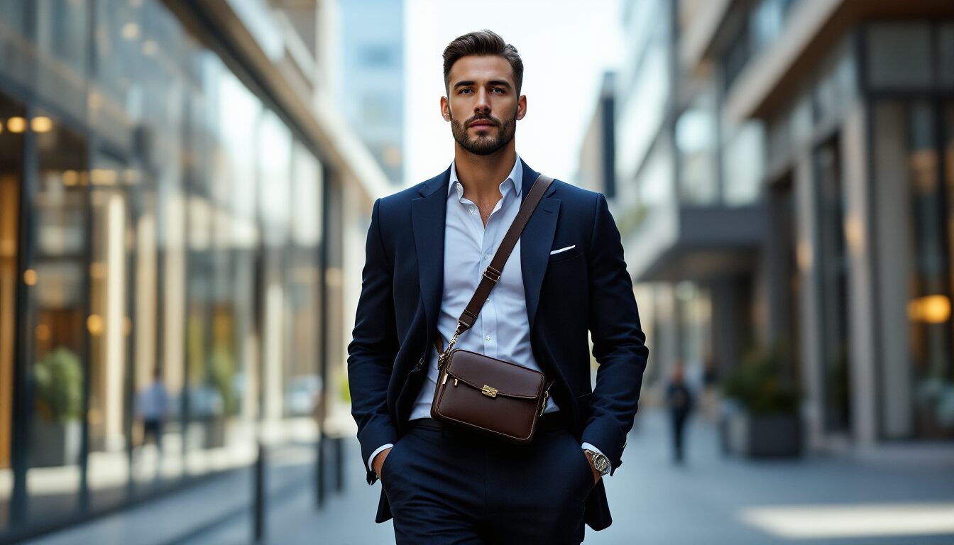 sac bandoulière homme
