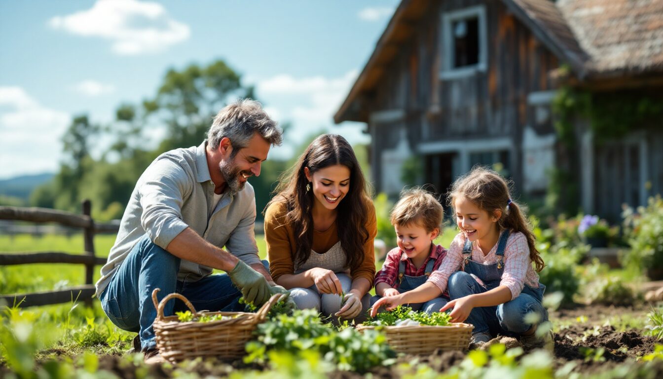 vacances ferme famille