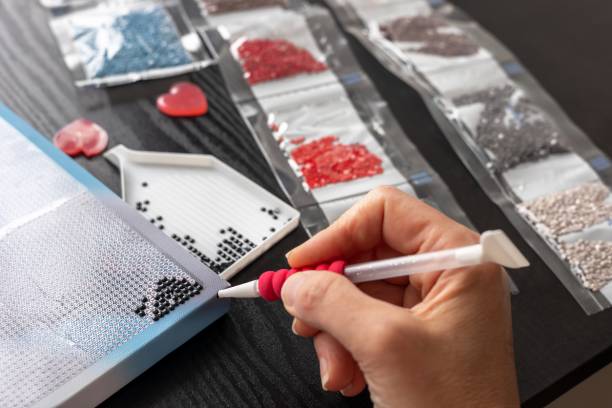 diamond painting, broderie diamant, activité qui apaise