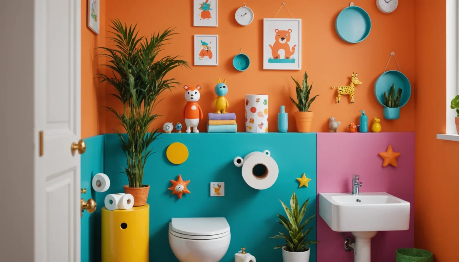 porte papier toilette rigolo