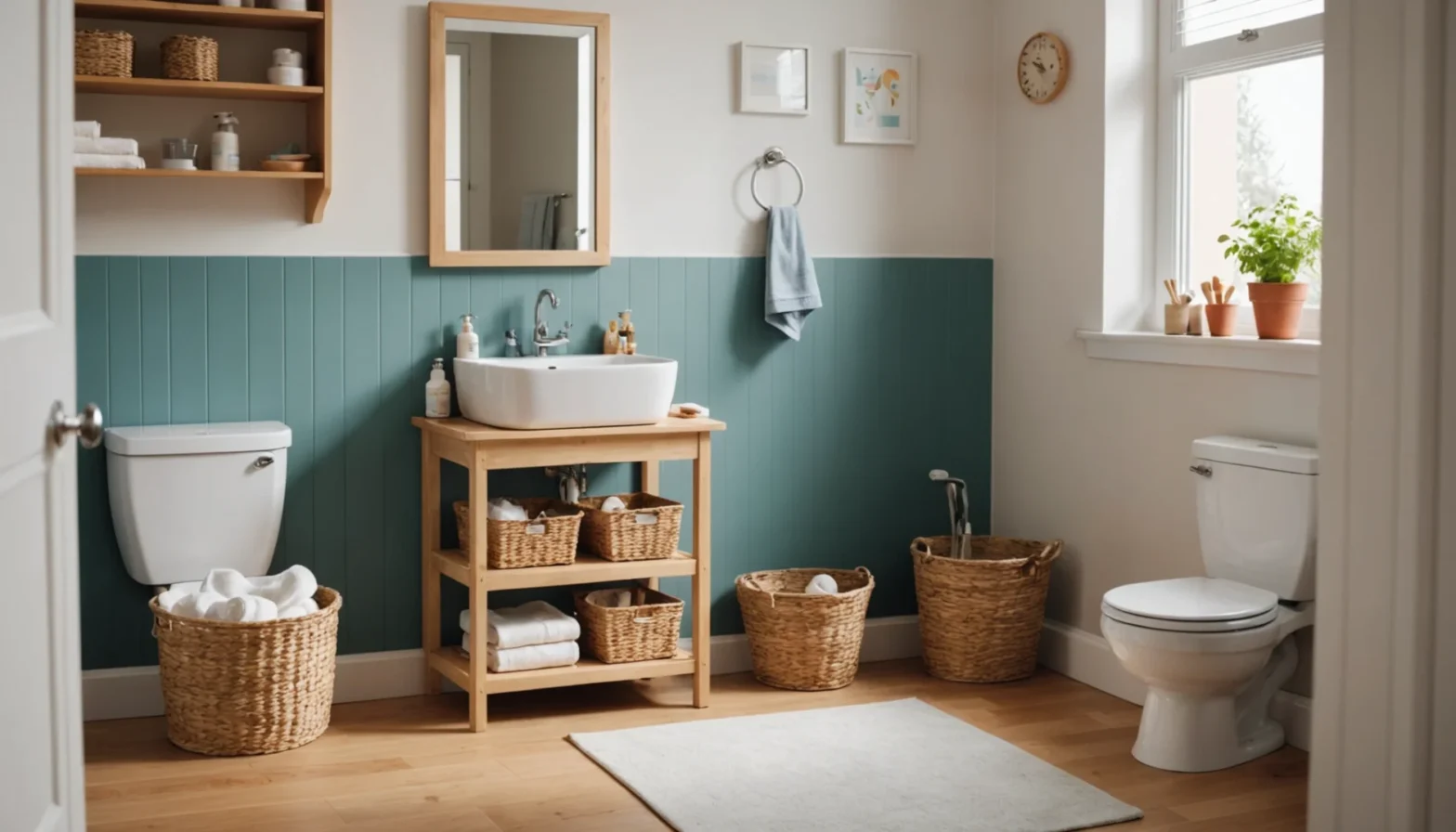 salle de bain montessori