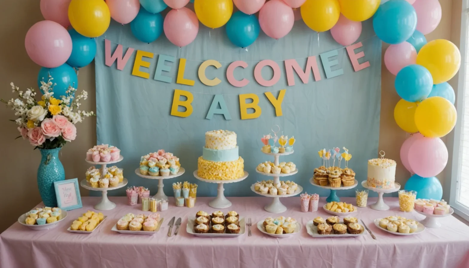 décoration baby shower
