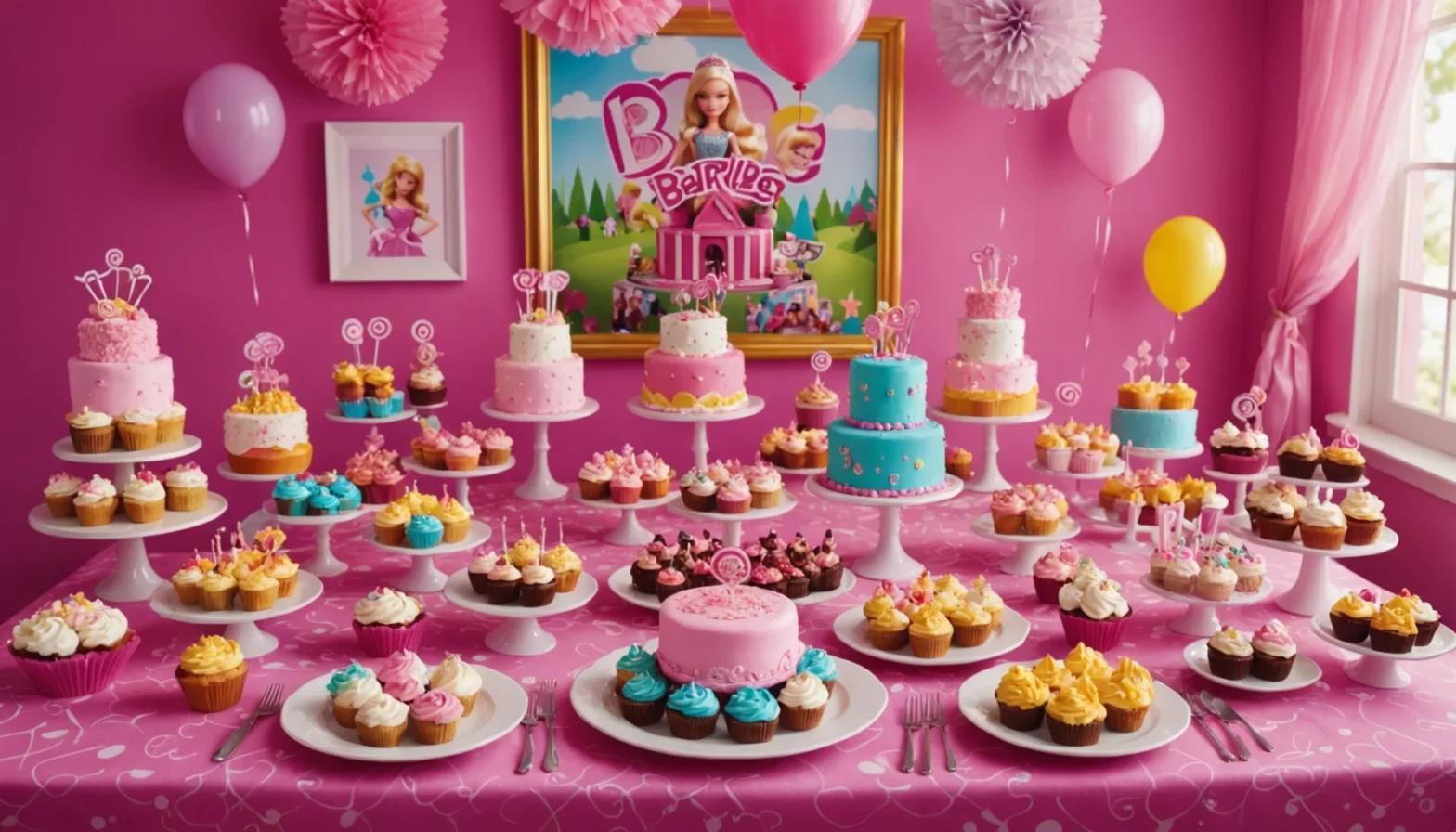 anniversaire thème barbie