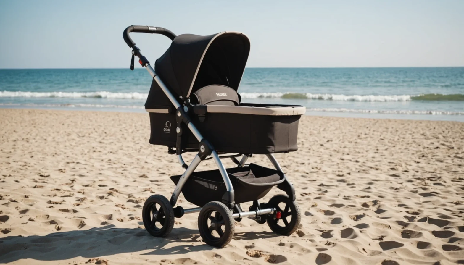 poussette plage
