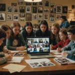 photo de classe en ligne