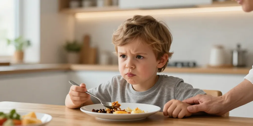 enfant refuse de manger