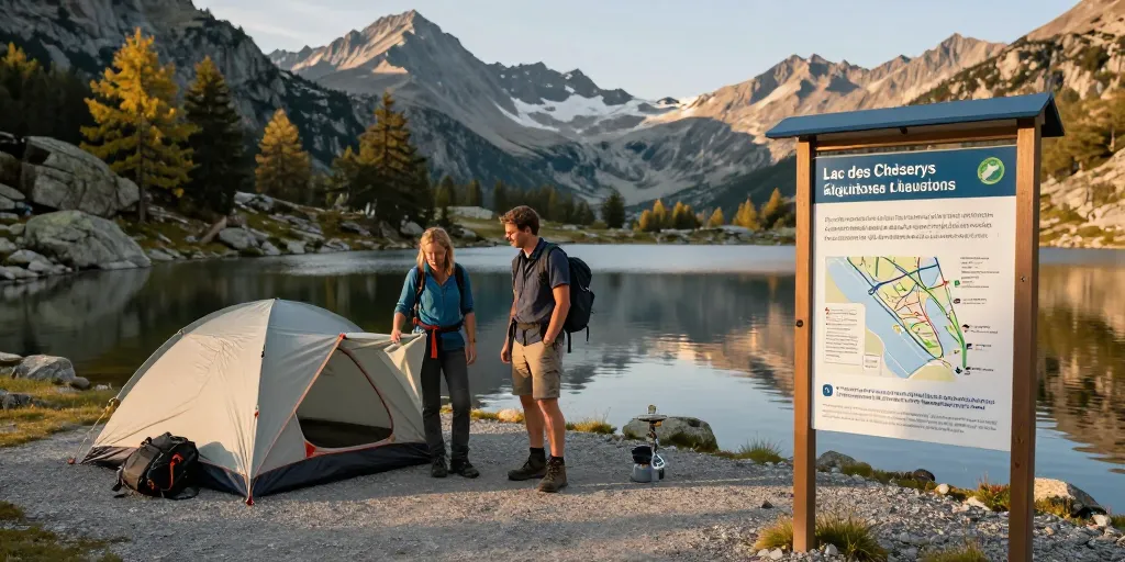 lac des cheserys bivouac