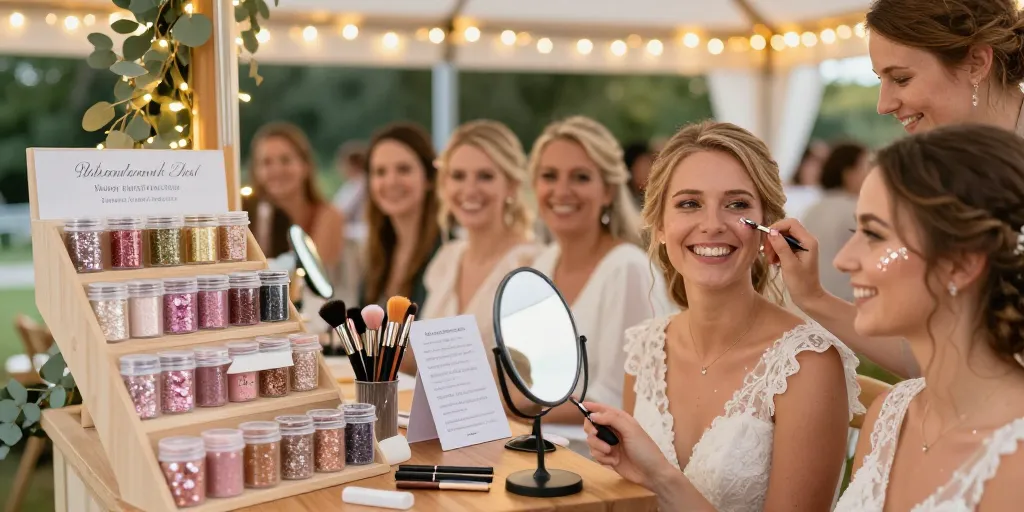 bar a paillettes mariage