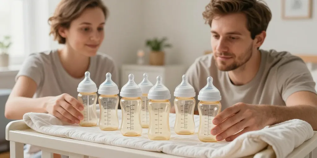 combien faut-il acheter de biberons à la naissance