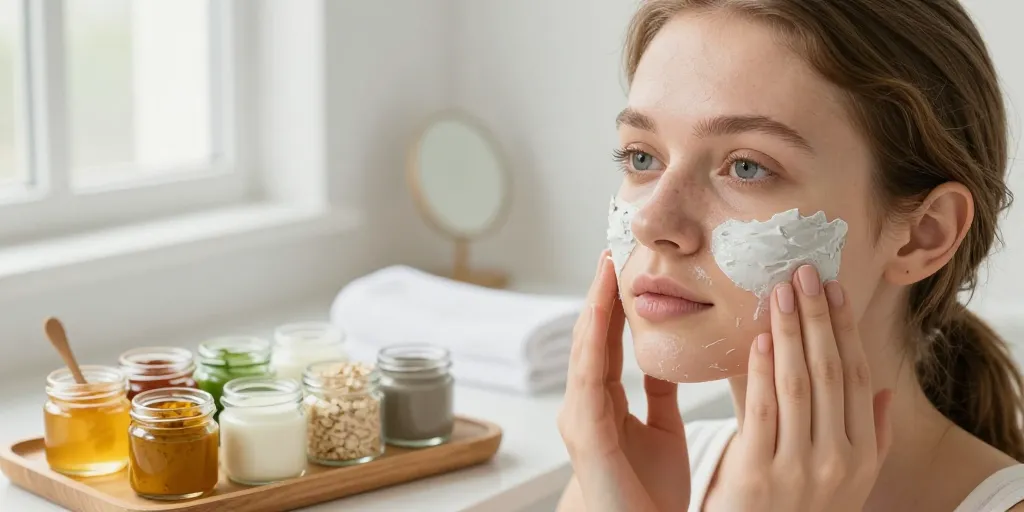 masque bouton visage