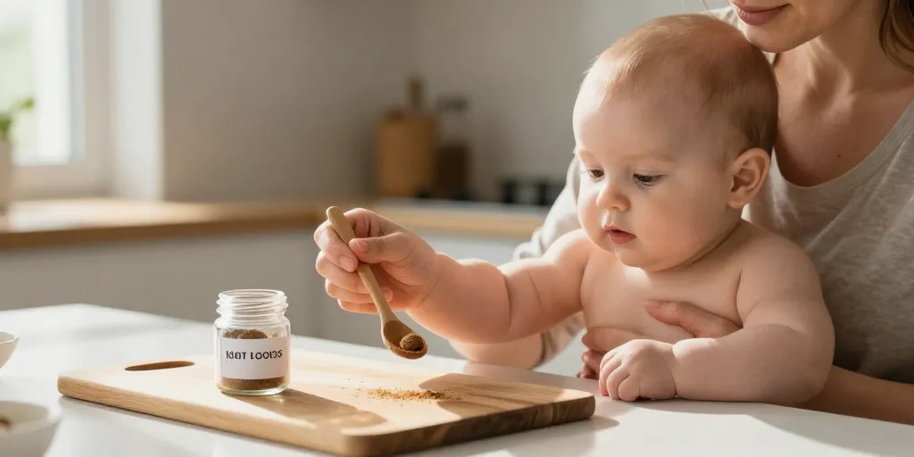 Noix de muscade bébé : le donner à quel âge sans risque ?
