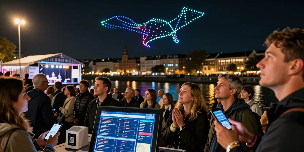 où voir un spectacle de drone