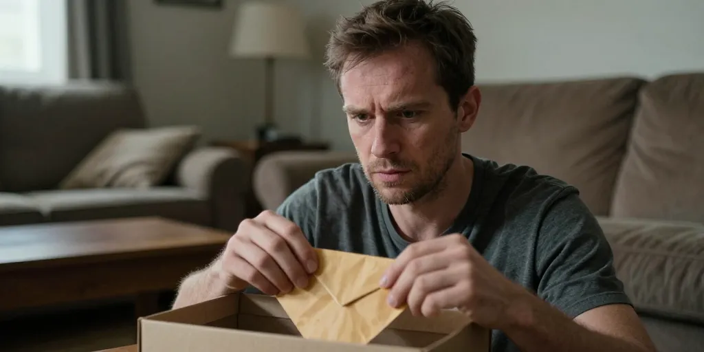 pourquoi un homme cache des choses