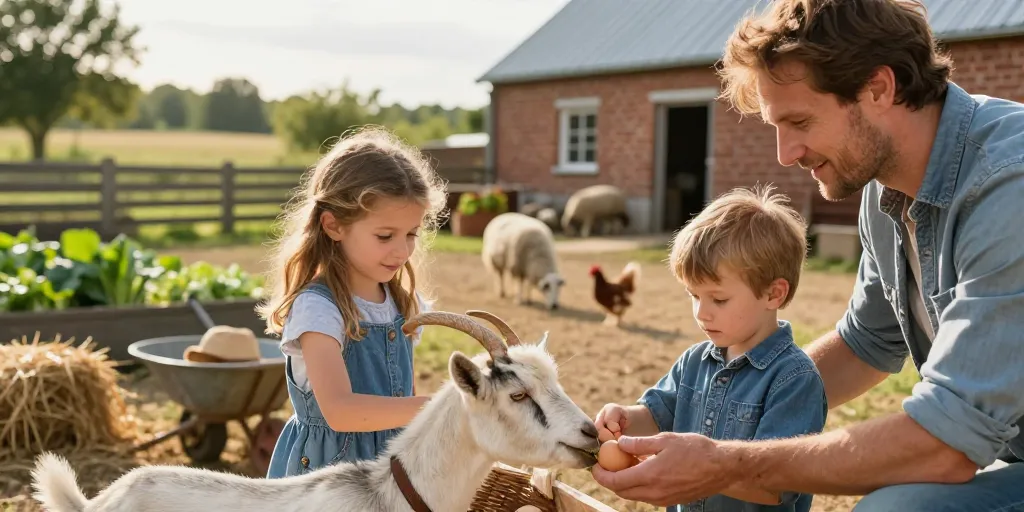 vacances ferme famille
