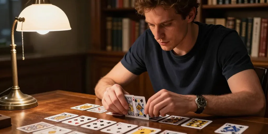 jeu de cartes tout seul