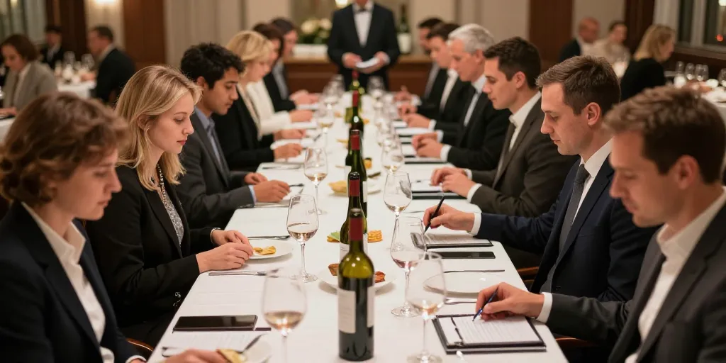 30 personnes à table : le calcul du vin que les organisateurs professionnels cachent aux amateurs